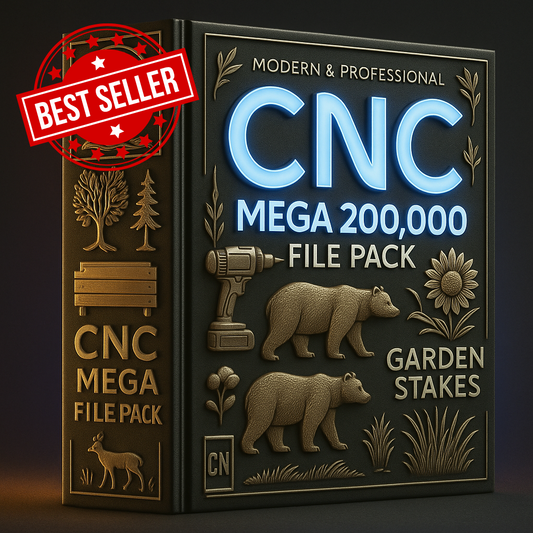 🔥 Ultimate CNC & Laser Cut Files Bundle – 200K+ Vectors (SVG, DXF, DWG, EPS, STL) for Plasma Cutting, Engraving & 3D Projects! 🔥